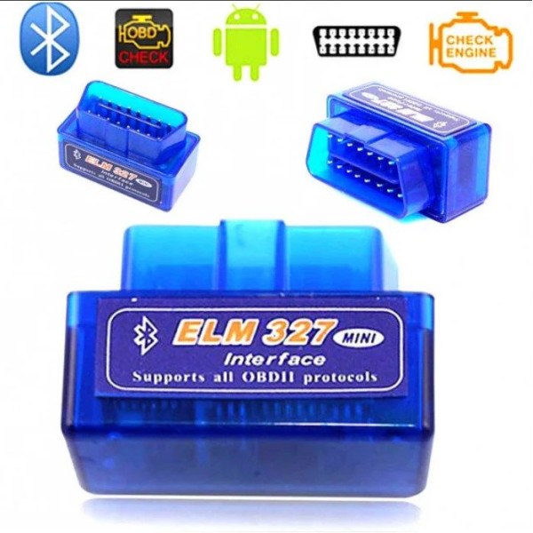 Автосканер ELM327 V1.5 OBD2 mini Bluetooth для диагностики авто до 2004 (2713)
