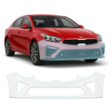 Антигравийная защитная бронепленка по лекалам для Kia Cerato/Forte BD 2018-2021 - передний бампер