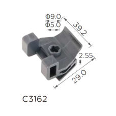 Клипса под саморез Toyota, Lexus (5387906100, 53879-06100, 16039) (C3162)
