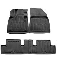 Комплект 3D ковриков в салоне Citroen C4 Picasso 2013-2022