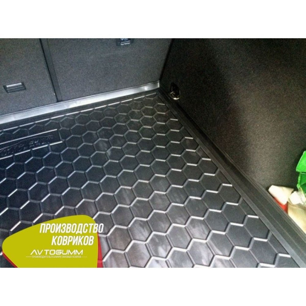 Автомобильный коврик в багажник Volkswagen Golf 7 2013- Universal / Резино - пластик