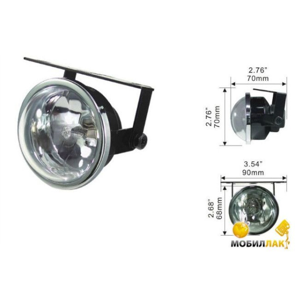 Противотуманные фары DLAA круглые D68 mm / дальний свет / 2 шт (LA 1013)