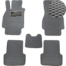 Килимки в салон EVA для Renault Megane II 2002-2008 (Металевий підп'ятник) Сірі 5 шт