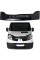 Дефлектор капота мухобойка Renault Trafic 2001-2014 (Короткая 170 мм) Широкая Voron Glass (MR10301E)