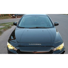 Дефлектор капоту мухобійка Mitsubishi Lancer X 2007-
