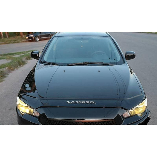 Дефлектор капота мухобойка Mitsubishi Lancer X 2007-