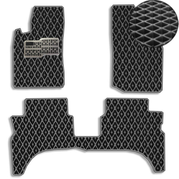 Коврики в салон EVA для Mitsubishi L200 1996-2006 с подпятником 5 шт
