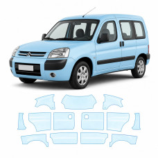 Антигравійна захисна бронеплівка за лекалами для Citroen Berlingo I facelift 2002-2018 - повний кузов