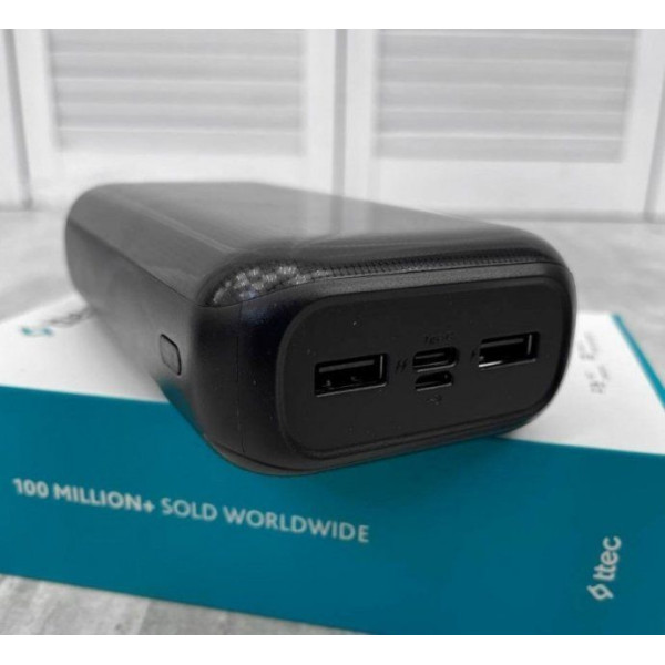Power Bank Портативний Акумулятор Ttec 30000 mAh Оригінал Чорний