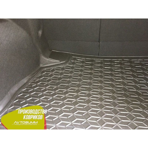 Автомобільний килимок в багажник Ford Focus 3 2011 - Sedan (докатка) / Гумовий (Avto-Gumm)