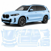 Антигравийная защитная бронепленка по лекалам для BMW X5 G05 facelift 2023- полный кузов