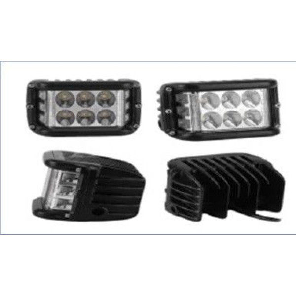 Додаткова LED фара 18W (3W*6) 10-30V 98x76x80 mm Близький 1 шт (W 0260) (3386)