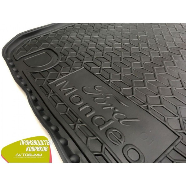 Автомобильный коврик в багажник Ford Mondeo 3 2000- Universal / Резиновый (Avto-Gumm)