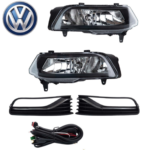 Протитуманні фари для Volkswagen Polo 5 2014-2017 H8-12V 35W з проводкою Комплект (VW-764)
