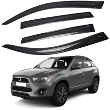 Дефлектори вікон вітровики для Mitsubishi ASX / Outlender Sport / RVR III  2010- Acrylic