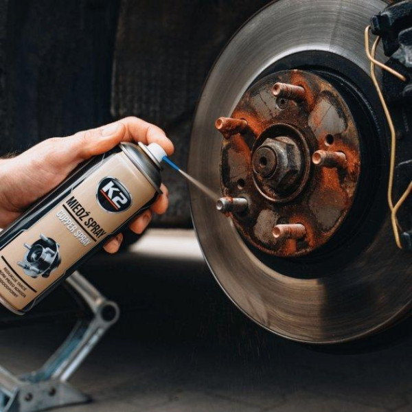 Смазка медная высокотемпературная K2 PRO COPPER SPRAY аэрозоль 400 мл (W122) (K20296)