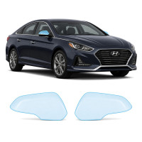 Антигравийная защитная бронепленка по лекалам для Hyundai Sonata LF facelift 2017-2019 - зеркала
