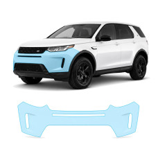 Антигравийная защитная бронепленка по лекалам для Land Rover Discovery Sport L550 facelift 2020- передний бампер