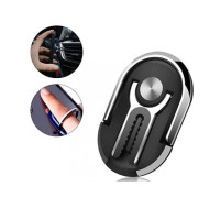 Держатель для телефона кольцо Hicucoo Ring 360,на воздуховод,палець (черный)