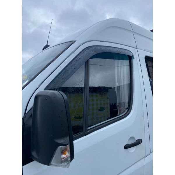 Дефлектори вікон вітровики Mercedes Sprinter 2006- VW Crafter 06 По Двері Скотч 3M Anv-Air