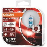 Автолампа галогенна Osram Night Breaker Laser +150% 12V H7 55W 2 шт (64210 NL-BOX)