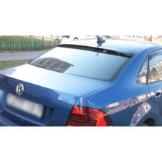 Cпойлер заднього скла козирок Fly для Volkswagen Polo 2009- Седан / Глянець