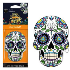Ароматизатор для авто Aroma Car Cellulose Dia De Los Muertos Gold Tatoo (83117)