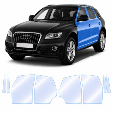 Антигравийная защитная бронепленка по лекалам для Audi Q5 8R 2008-2017 - зоны дверей и стойки окон