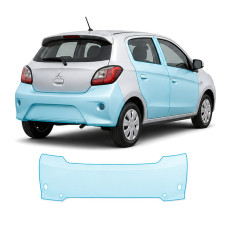 Антигравійна захисна бронеплівка за лекалами для Mitsubishi Colt/Space Star VII facelift 2016-2023 - задній бампер