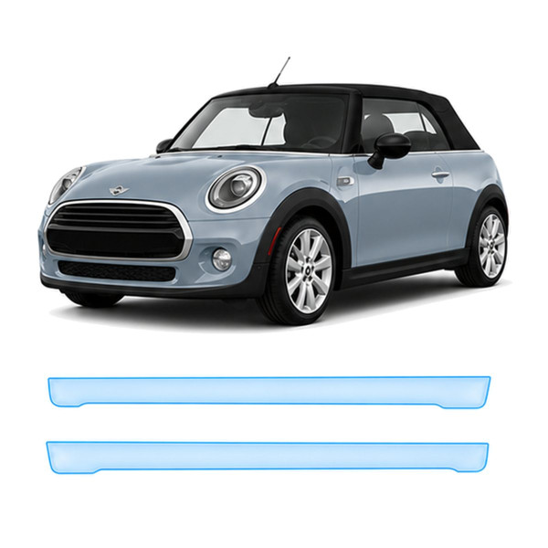 Антигравийная защитная бронепленка по лекалам для Mini Convertible F57 2015-2018 - нижняя зона кузова пороги