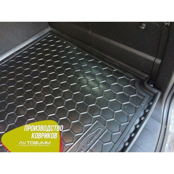 Автомобильный коврик в багажник SsangYong Kyron 2007- Резино - пластик
