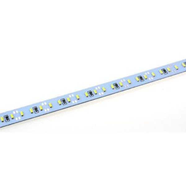 Стрічка діодна алюміній 12V - 12,5 см - 2А 18LED - в силіконі ефект суцільної стрічки Біле світло (4014)
