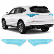 Антигравийная защитная бронепленка по лекалам для Acura MDX YD4 2022 - задние фонари стопы