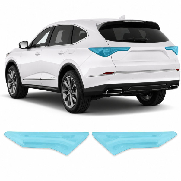 Антигравийная защитная бронепленка по лекалам для Acura MDX YD4 2022 - задние фонари стопы