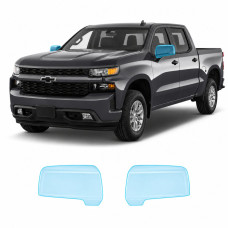 Антигравийная защитная бронепленка по лекалам для Chevrolet Silverado IV 2019-2021 - зеркала
