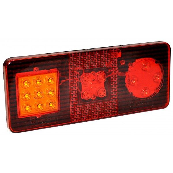 Задний фонарь LED универсальный прямоугольный 22х9 см 12/24V 5W Ф-401L