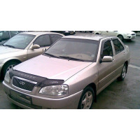 Дефлектор капота мухобойка Chery Amulet с 2003-