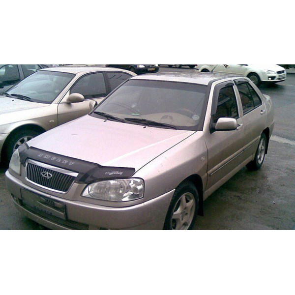 Дефлектор капоту мухобійка для Chery Amulet з 2003-