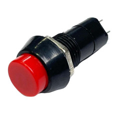 Кнопка Перемикач Без фіксації 12V (On/Off) 2 39 мм Червона №311