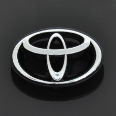 Эмблема для Toyotа 60 x 88 x 28 мм / пластиковая / 3 защелки (малая) Corolla перед решетка (Турция)