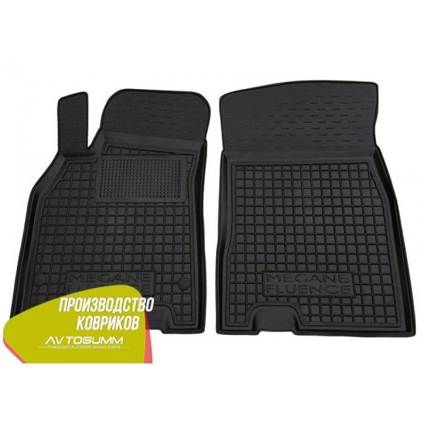 Передні килимки в автомобіль Renault Megane 3 2009- (Avto-Gumm)