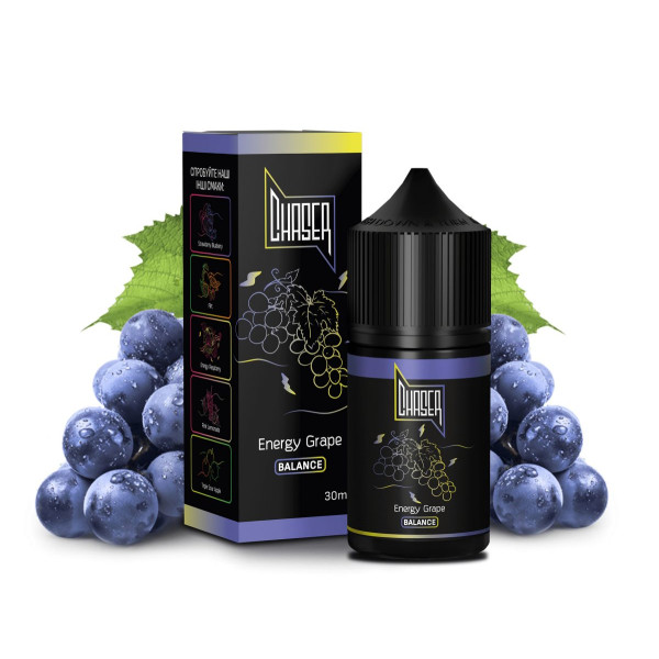 Chaser жидкость 30 ml 50 mg Black Balance Energy Grape Энергетик Виноград
