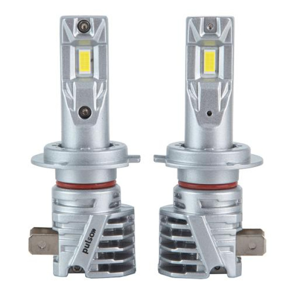 LED лампы для авто Pulso M6 H7 LED-chips 7535 9-18V 2x28w 6000Lm 6500K 2 шт