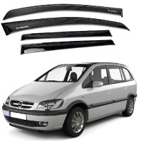 Дефлекторы окон ветровики для Opel Zafira A 1999-2005 Voron Glass