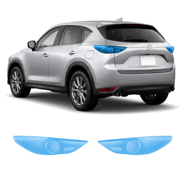 Антигравийная защитная бронепленка по лекалам для Mazda CX-5 KF 2017-2022 - задние фонари стопы