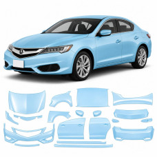 Антигравійна захисна бронеплівка за лекалами для Acura ILX I facelift 2016-2018 - повний кузов