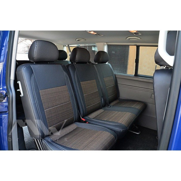 Авточехлы модельные MW Brothers для Volkswagen T 6 Caravelle ( 8 - 9 мест ) c 2011
