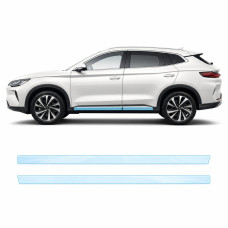 Антигравійна захисна бронеплівка за лекалами для BYD Song Plus I facelift 2023- нижня зона кузова пороги