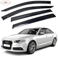Дефлекторы окон ветровики HIC для Audi A6 (C7) 2012-2017 Универсал Оригинал (AU32)