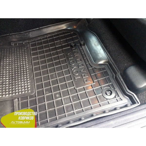 Водительский коврик в салон Toyota Land Cruiser Prado 150 10-/13- (Avto-Gumm)